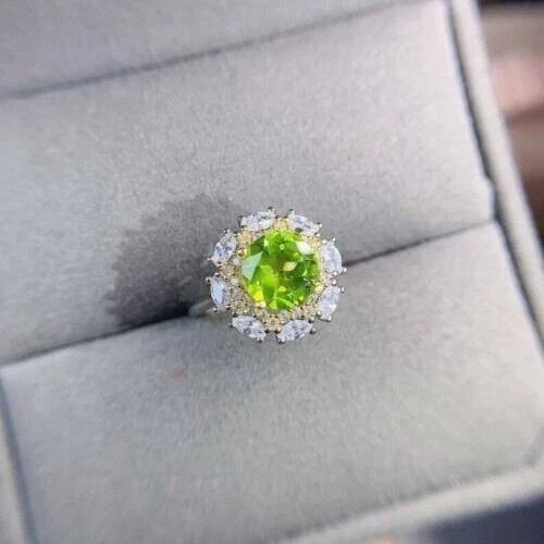 Peridot diamond - peridot, &
