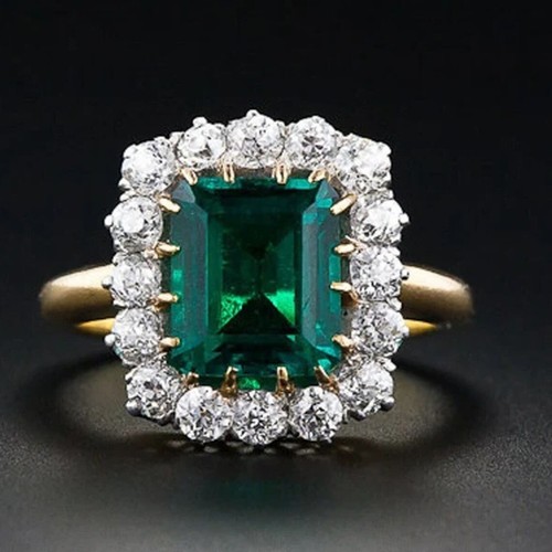 Carat emerald cut green - cut,