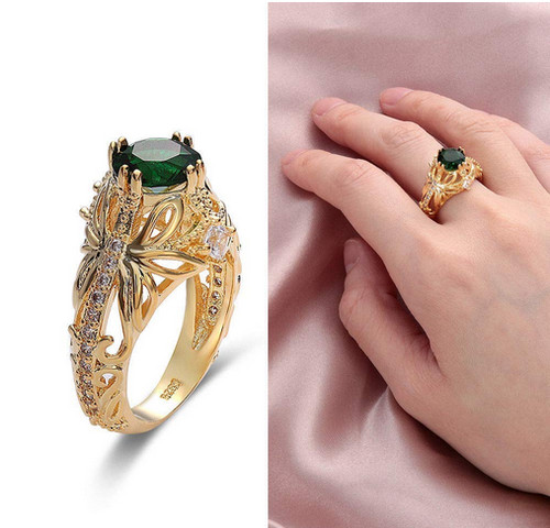 Round 2ct green diamond - round,