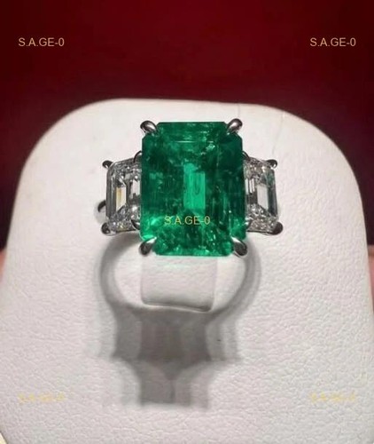 Emerald cut green - cut,