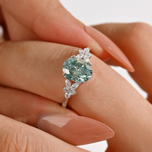 0ct oval cut lab created - oval,