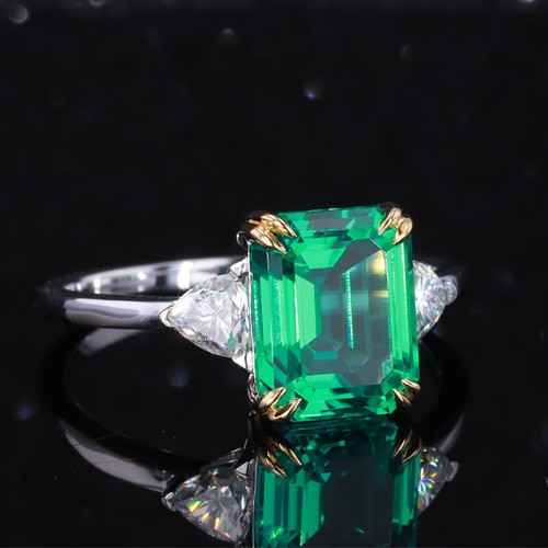3ct emerald cut green - 3ct, diamond