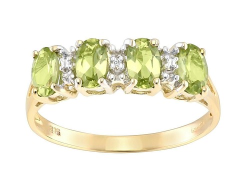 9ct yellow gold peridot - 9ct,