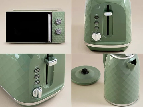 Green diamond textured - diamond, 1.7l