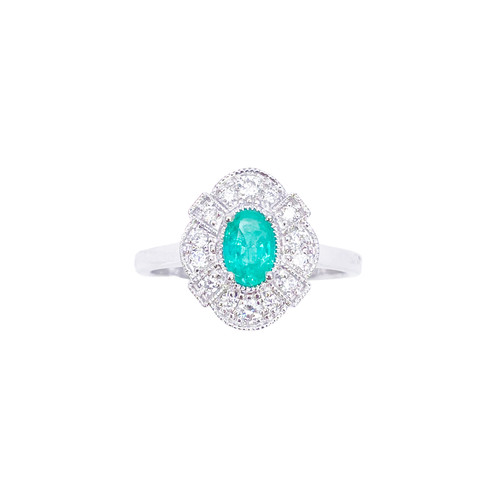 18ct gold natural - natural, emerald
