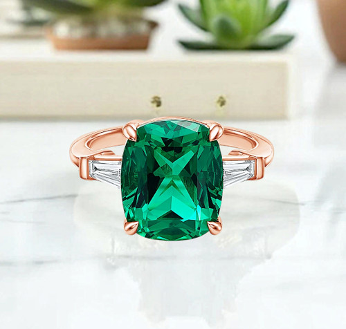 18k rose gold green - rose,