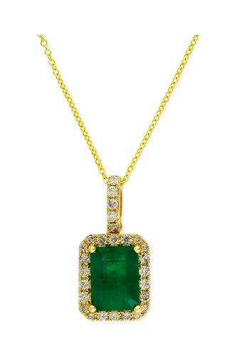 Effy emerald diamond - emerald, halo