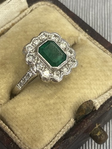 Antique natural 1ct emerald - natural,