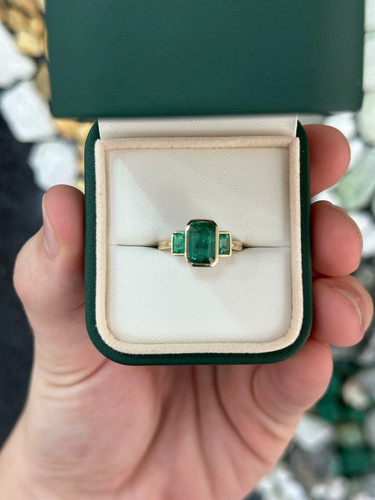 Natural emerald 14k - 3.10, ct