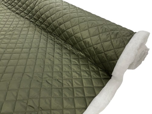 Olive green quilted - olive,