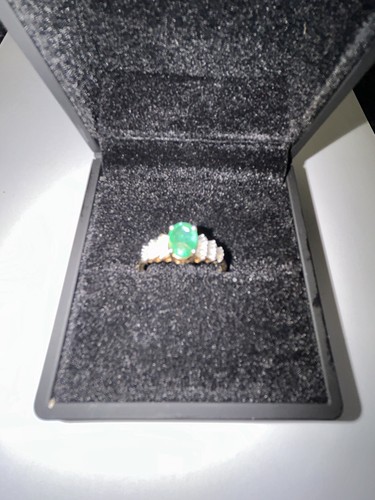 Emerald and diamond yellow - emerald,