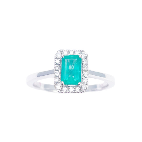 18ct gold natural emerald - gold,