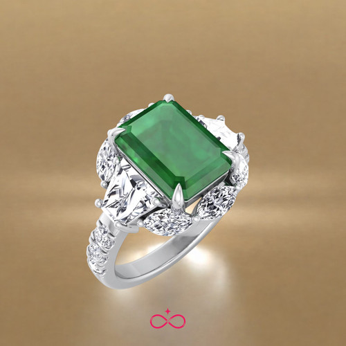Lab grown diamond green - diamond,