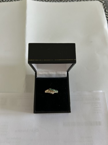 Vintage 1980s 9ct emerald - vintage,