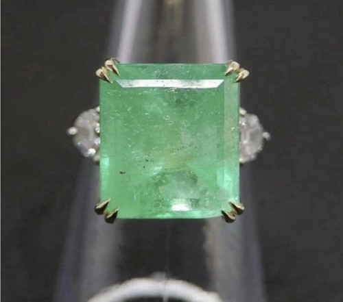 Colombian emerald platinum - emerald,