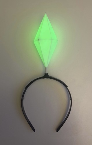 Green light diamond - light-up,